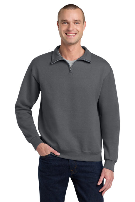 Jerzees Men's   NuBlend   1/4-Zip Cadet Collar Sweatshirt