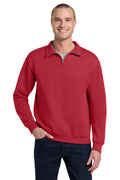 Jerzees Men's   NuBlend   1/4-Zip Cadet Collar Sweatshirt