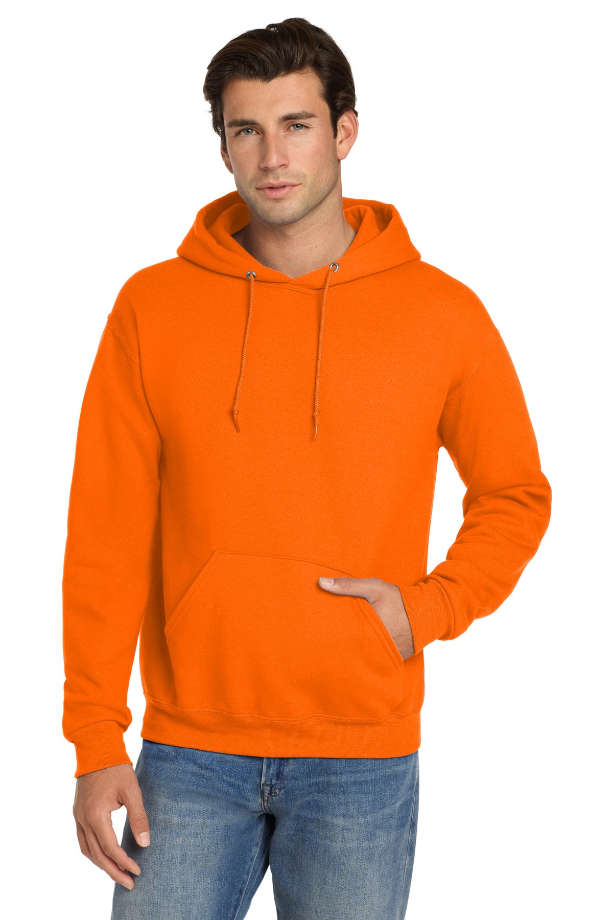 Jerzees Men's   Super Sweats   NuBlend   Pullover Hooded Sweatshirt
