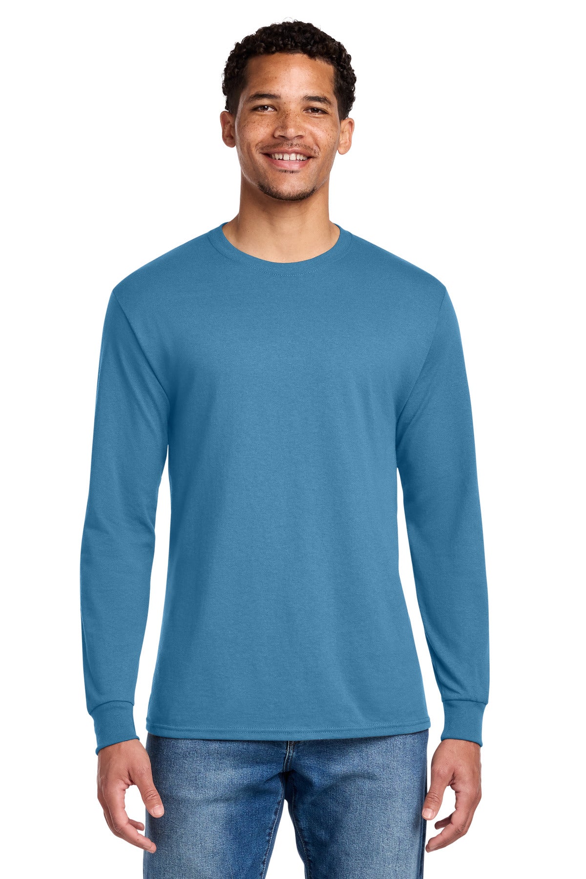 Jerzees Men's   Dri-Power   50/50 Cotton/Poly Long Sleeve T-Shirt