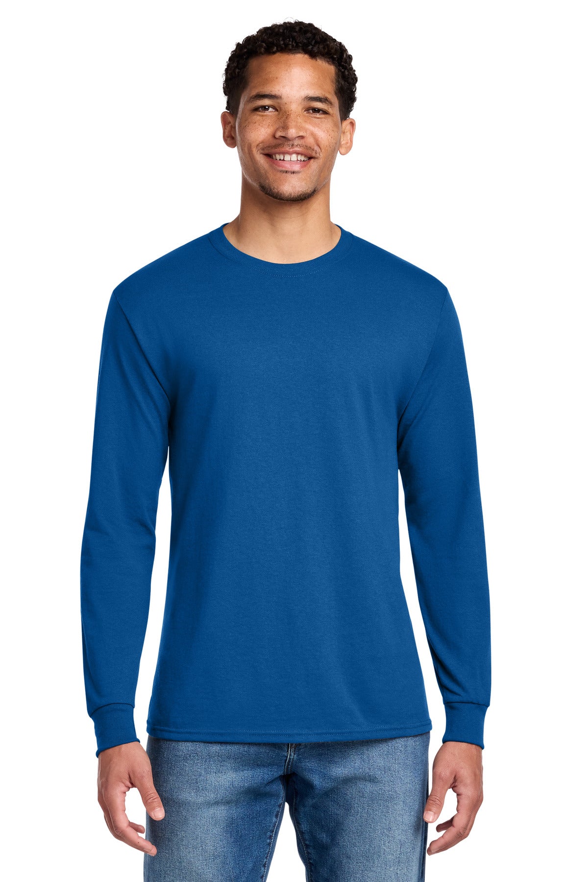 Jerzees Men's   Dri-Power   50/50 Cotton/Poly Long Sleeve T-Shirt