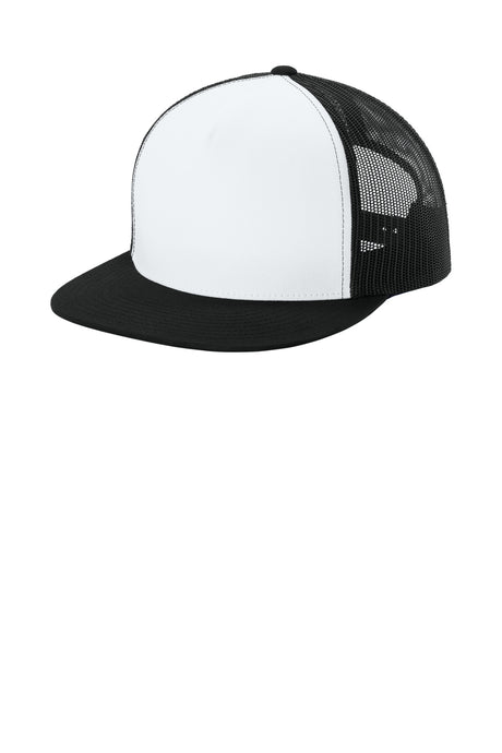 Sport-Tek    YP Classics    5-Panel Classic Trucker Mesh Back Cap