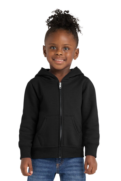 Port & Co Youth   Toddler Core Fleece Full-Zip Hooded Sweatshirt