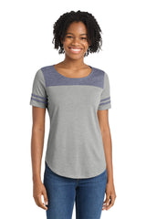 Sport-Tek Women's    PosiCharge    Tri-Blend Wicking Fan Tee