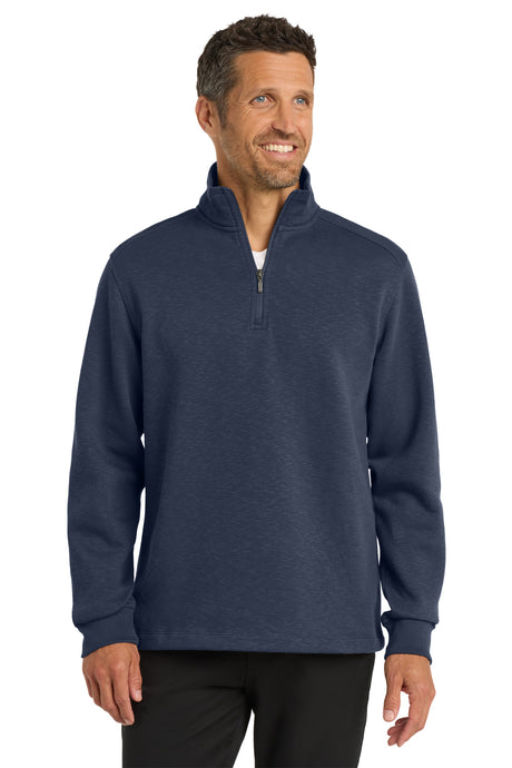 Port Authority Men's   Slub Fleece 1/4-Zip Pullover