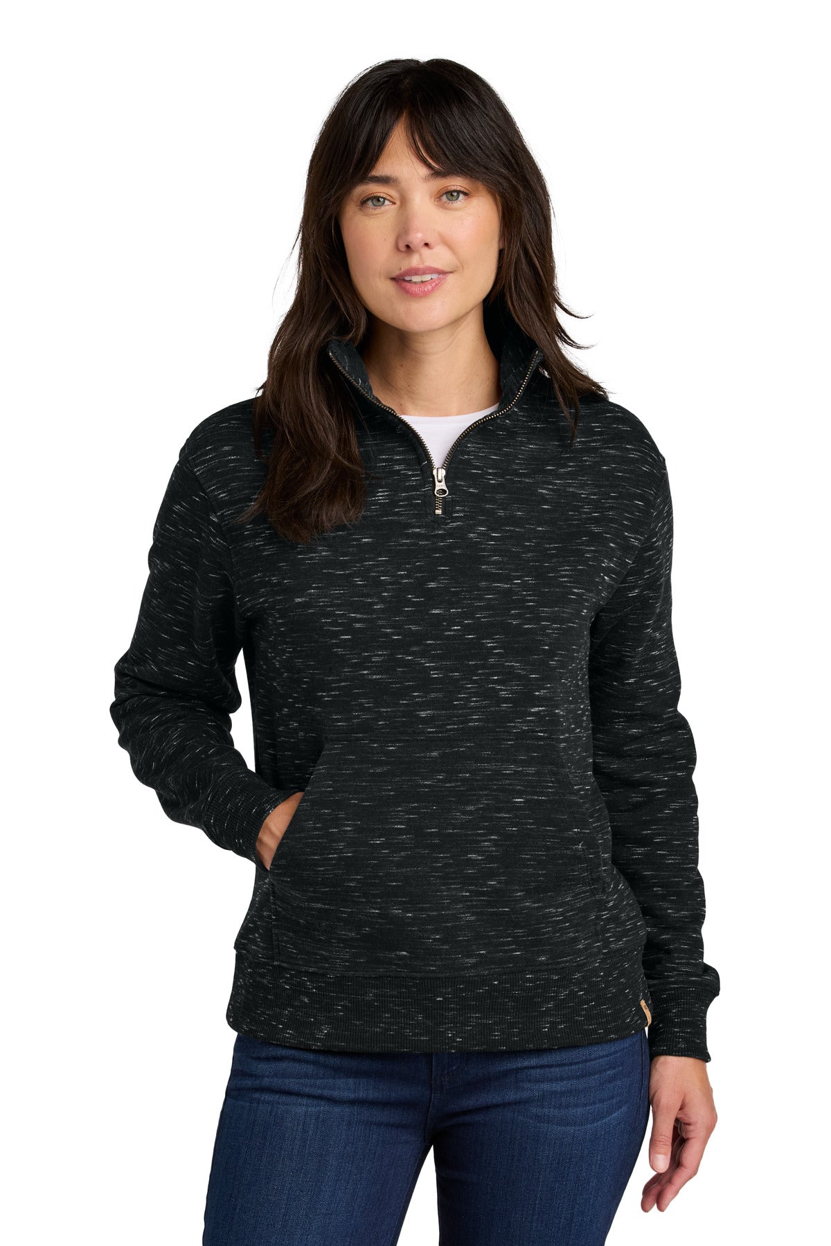 tentree Women's   Space Dye Fleece 1/4-Zip TTCW6108
