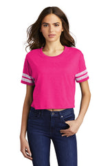 District Women's    Scorecard Crop Tee DT488