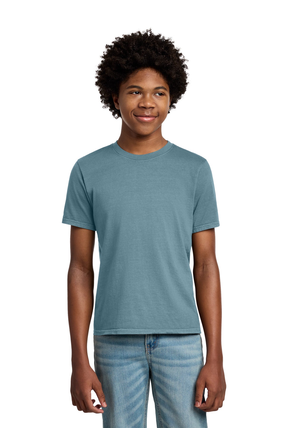 Port & Co Youth   Beach Wash   Garment-Dyed Tee