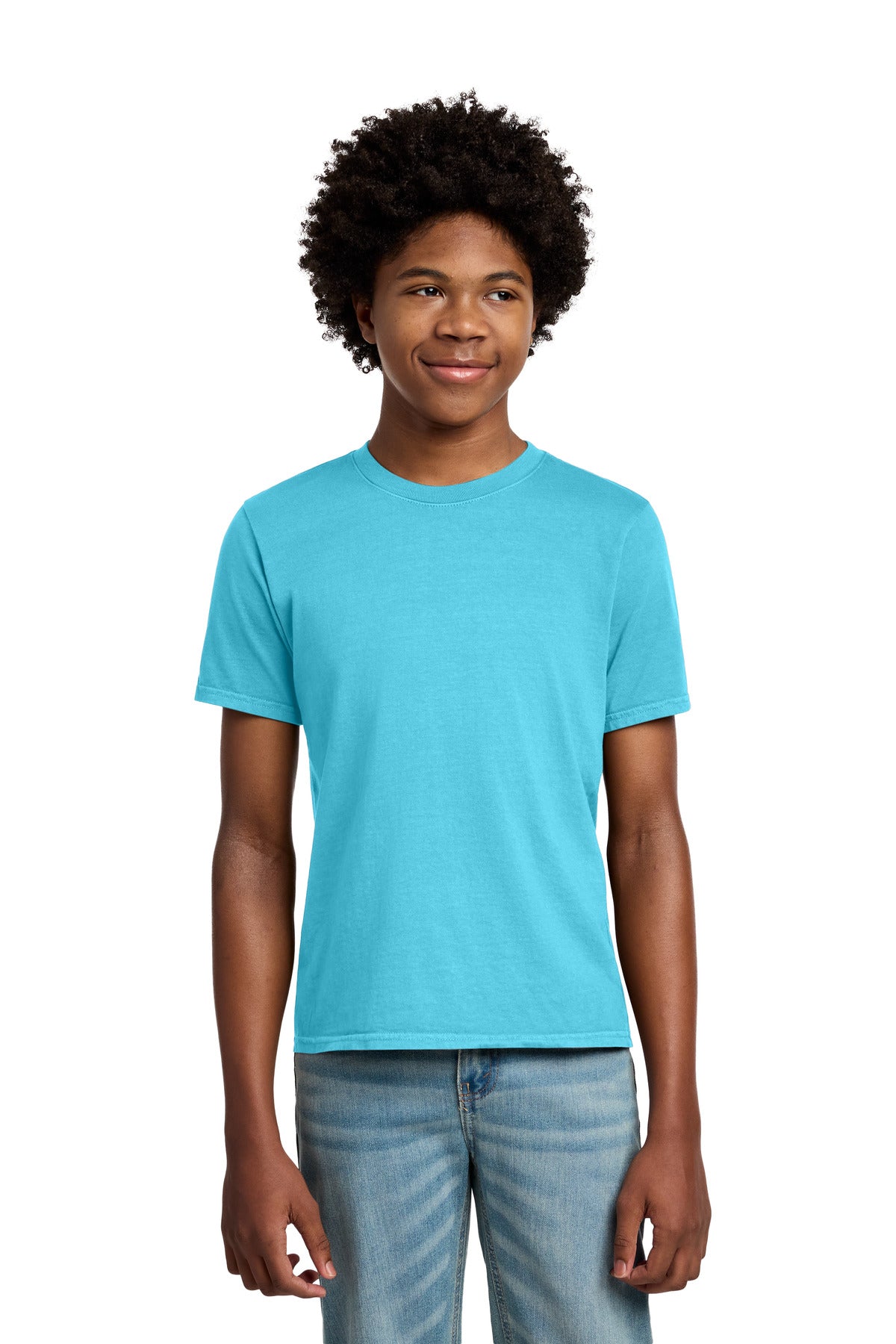 Port & Co Youth   Beach Wash   Garment-Dyed Tee