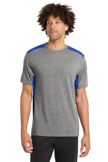 Sport-Tek Men's    PosiCharge    Tri-Blend Wicking Draft Tee