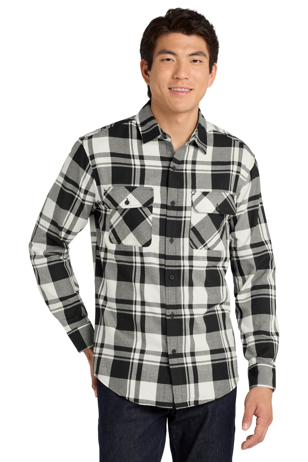Port Authority Men's   Plaid Flannel Shirt