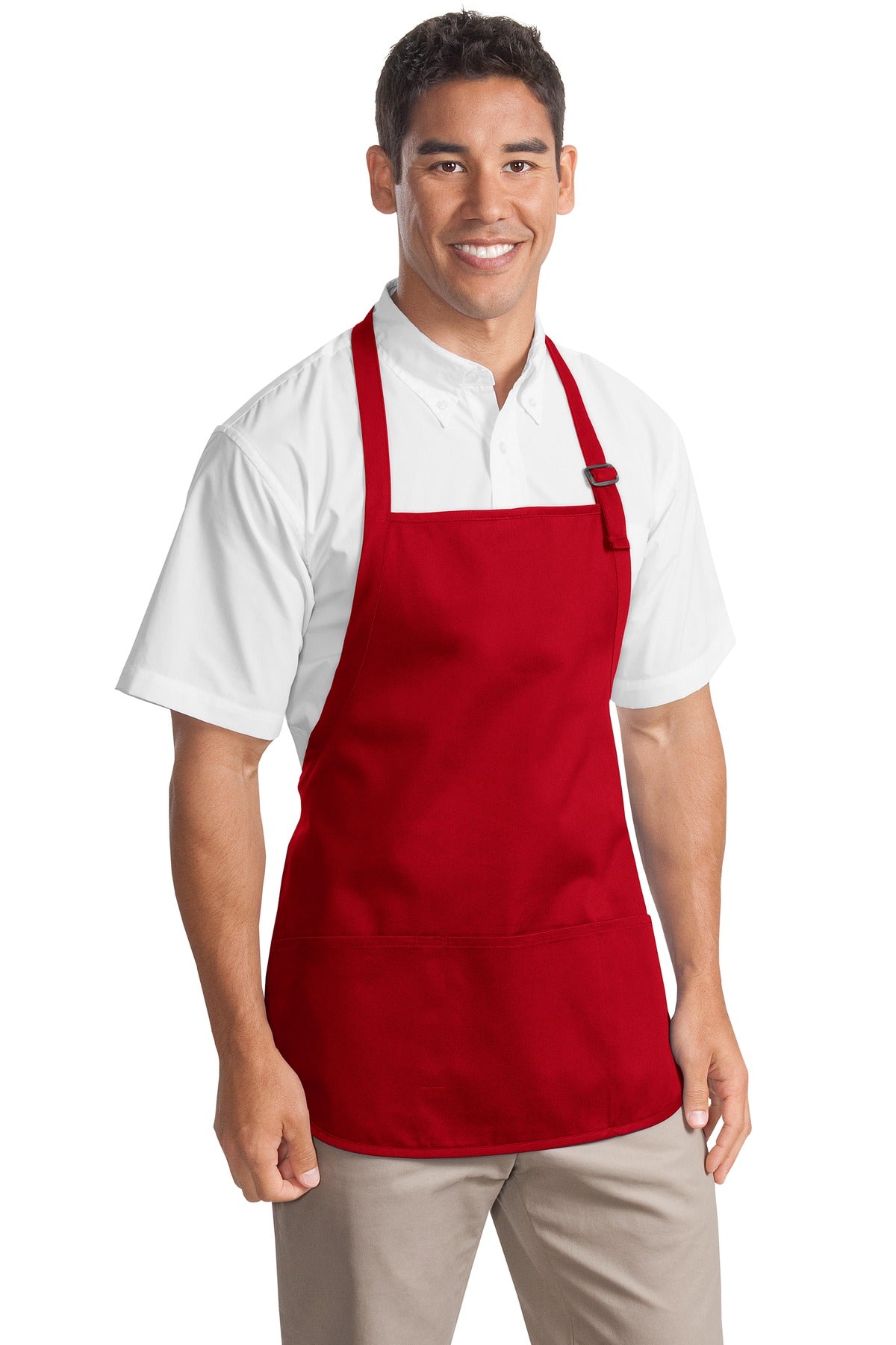 Port Authority    Medium-Length Apron with Pouch Pockets