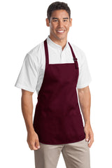 Port Authority    Medium-Length Apron with Pouch Pockets