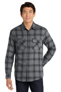 Port Authority Men's   Plaid Flannel Shirt