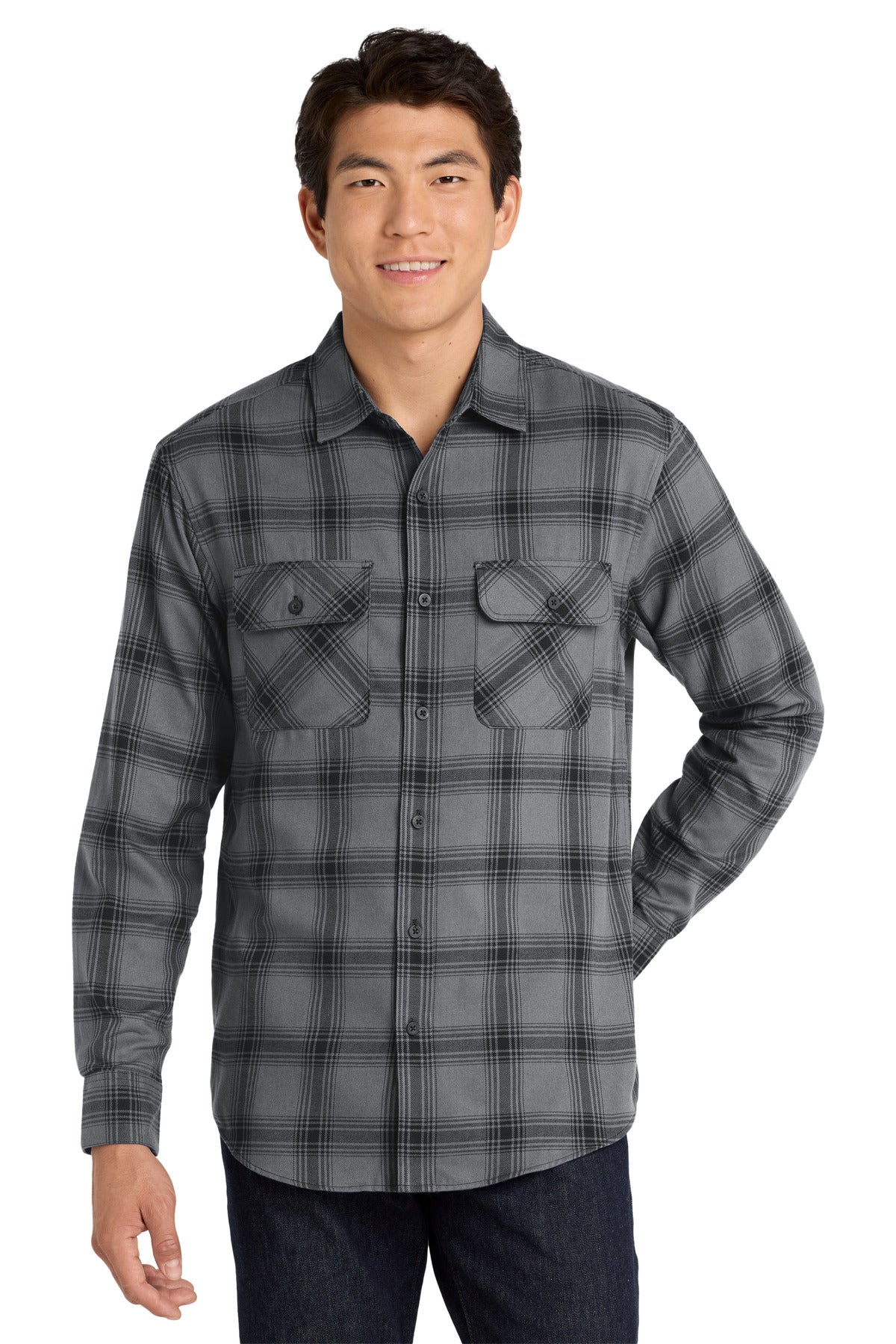 Port Authority Men's   Plaid Flannel Shirt