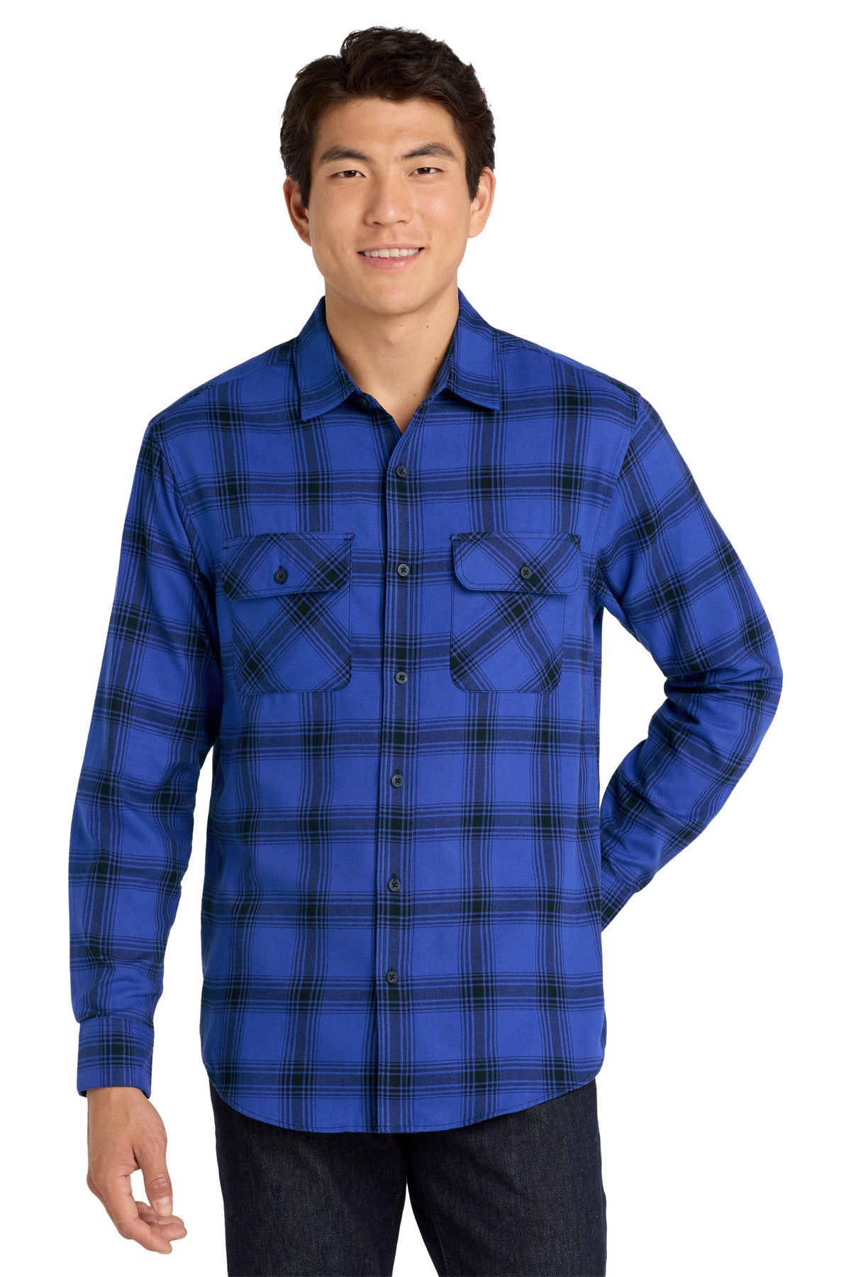 Port Authority Men's   Plaid Flannel Shirt