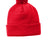 Sport-Tek Men's    Solid Pom Pom Beanie