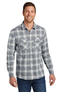 Port Authority Men's   Plaid Flannel Shirt