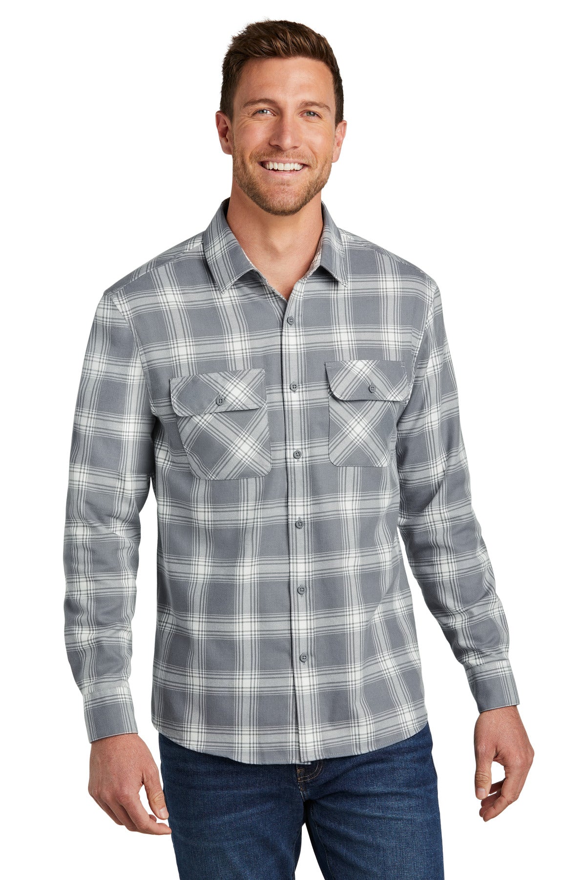 Port Authority Men's   Plaid Flannel Shirt