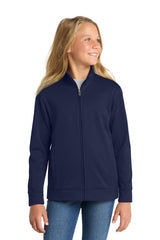 Sport-Tek Youth   Sport-Wick   Fleece Full-Zip Jacket