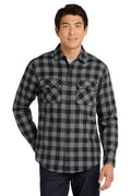 Port Authority Men's   Plaid Flannel Shirt