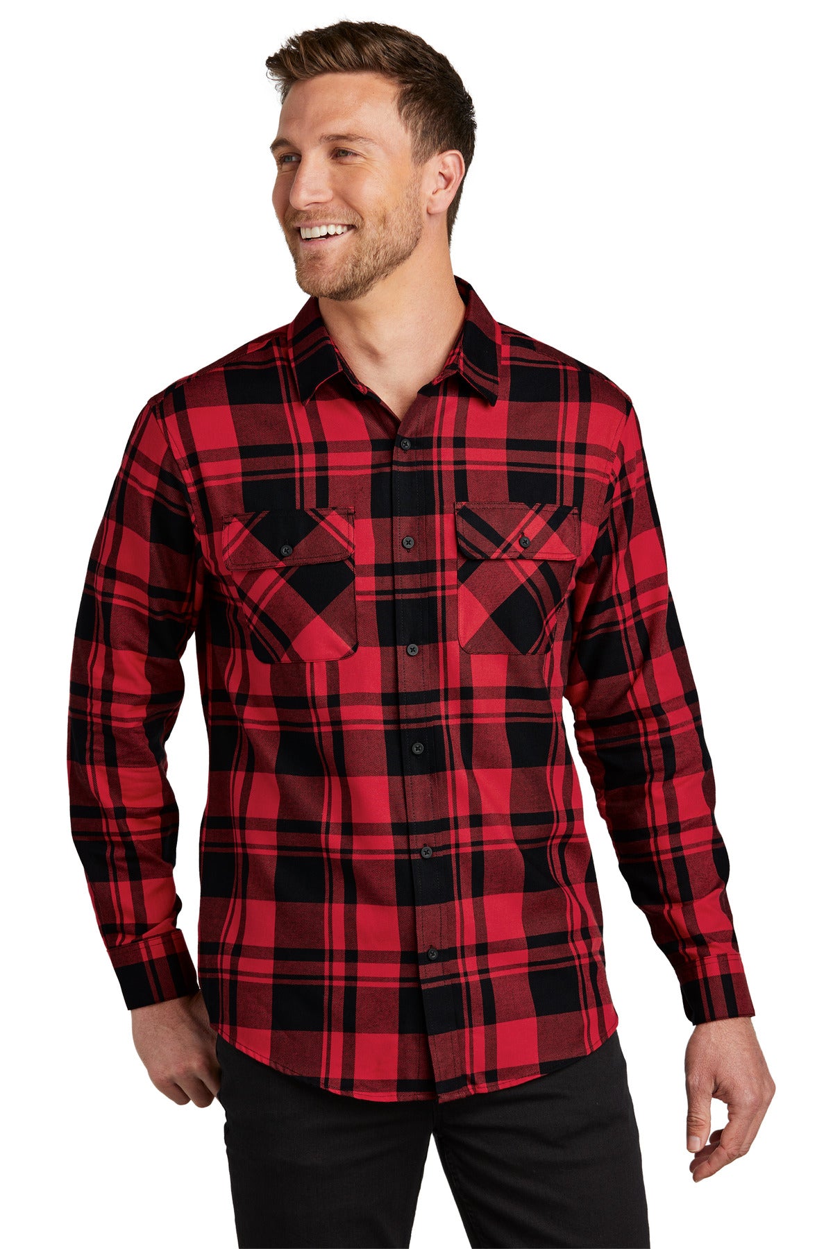 Port Authority Men's   Plaid Flannel Shirt