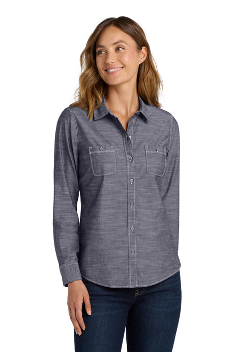 Port Authority Women's   Slub Chambray Shirt