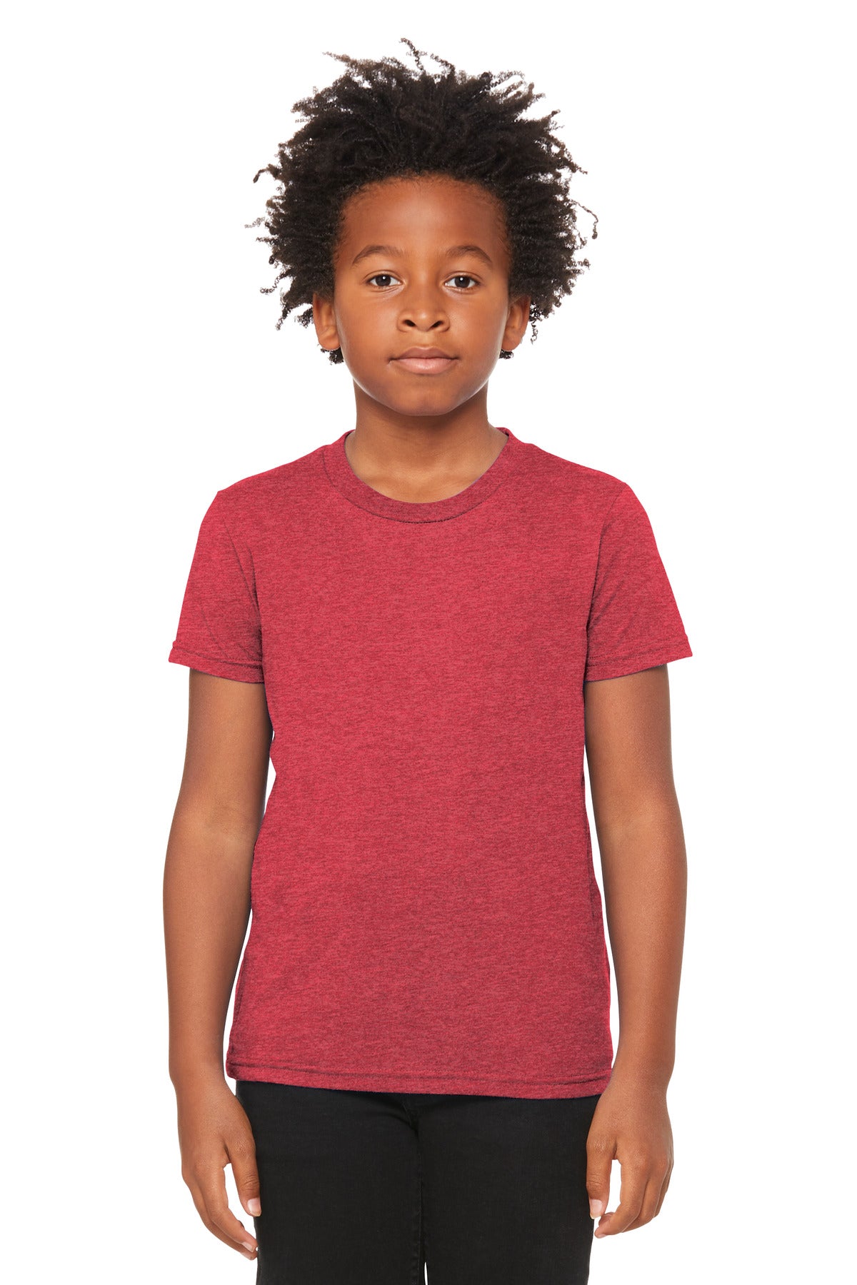 Bella + Canvas Youth   Heather CVC Tee BC3001YCVC