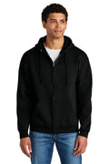 Jerzees Men's Rugged   Full-Zip Hooded Sweatshirt Z12M