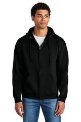 Jerzees Men's Rugged   Full-Zip Hooded Sweatshirt Z12M