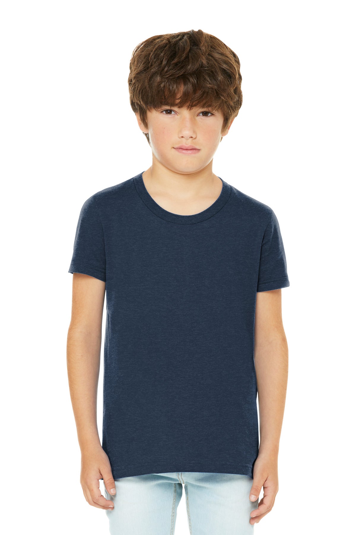 Bella + Canvas Youth   Heather CVC Tee BC3001YCVC