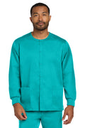 Wink Men's   WorkFlex Snap-Front Scrub Jacket WW3080