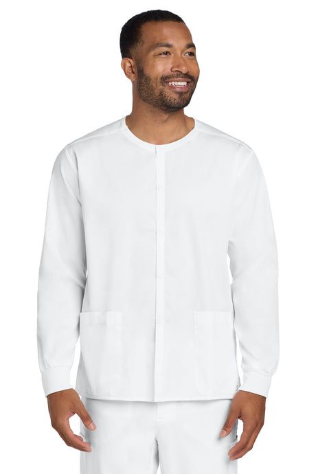 Wink Men's   WorkFlex Snap-Front Scrub Jacket WW3080