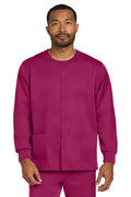 Wink Men's   WorkFlex Snap-Front Scrub Jacket WW3080