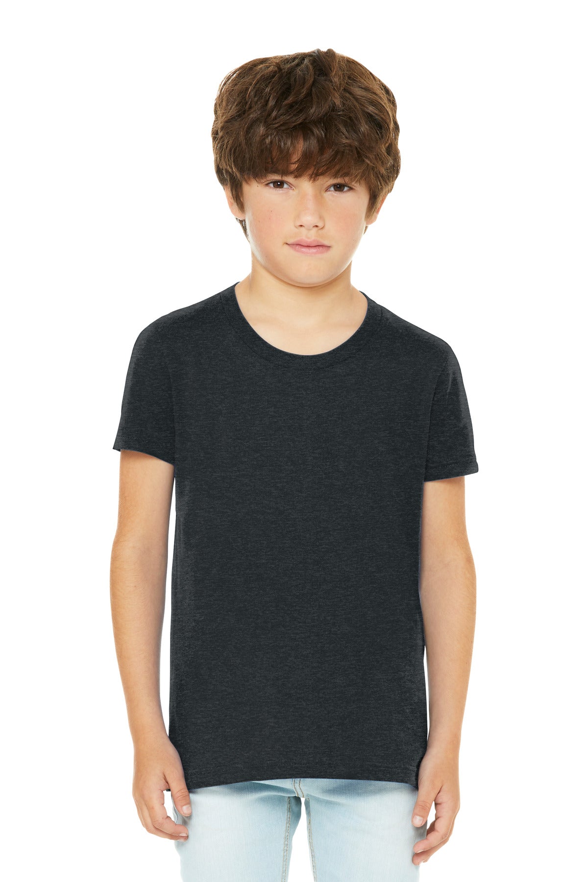 Bella + Canvas Youth   Heather CVC Tee BC3001YCVC