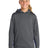 Sport-Tek Youth   Sport-Wick   Fleece Colorblock Hooded Pullover