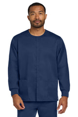 Wink Men's   WorkFlex Snap-Front Scrub Jacket WW3080