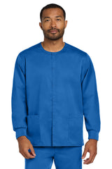 Wink Men's   WorkFlex Snap-Front Scrub Jacket WW3080