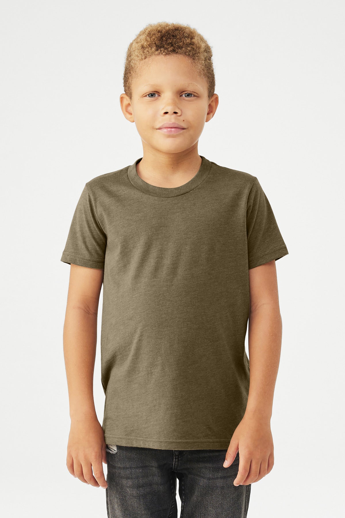 Bella + Canvas Youth   Heather CVC Tee BC3001YCVC