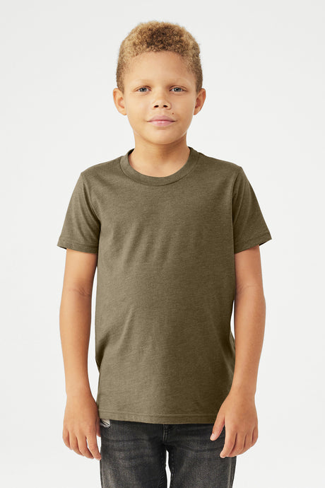 Bella + Canvas Youth   Heather CVC Tee BC3001YCVC