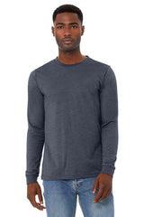 Bella + Canvas Men's   Heather CVC Long Sleeve Tee