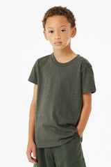 Bella + Canvas Youth   Heather CVC Tee BC3001YCVC