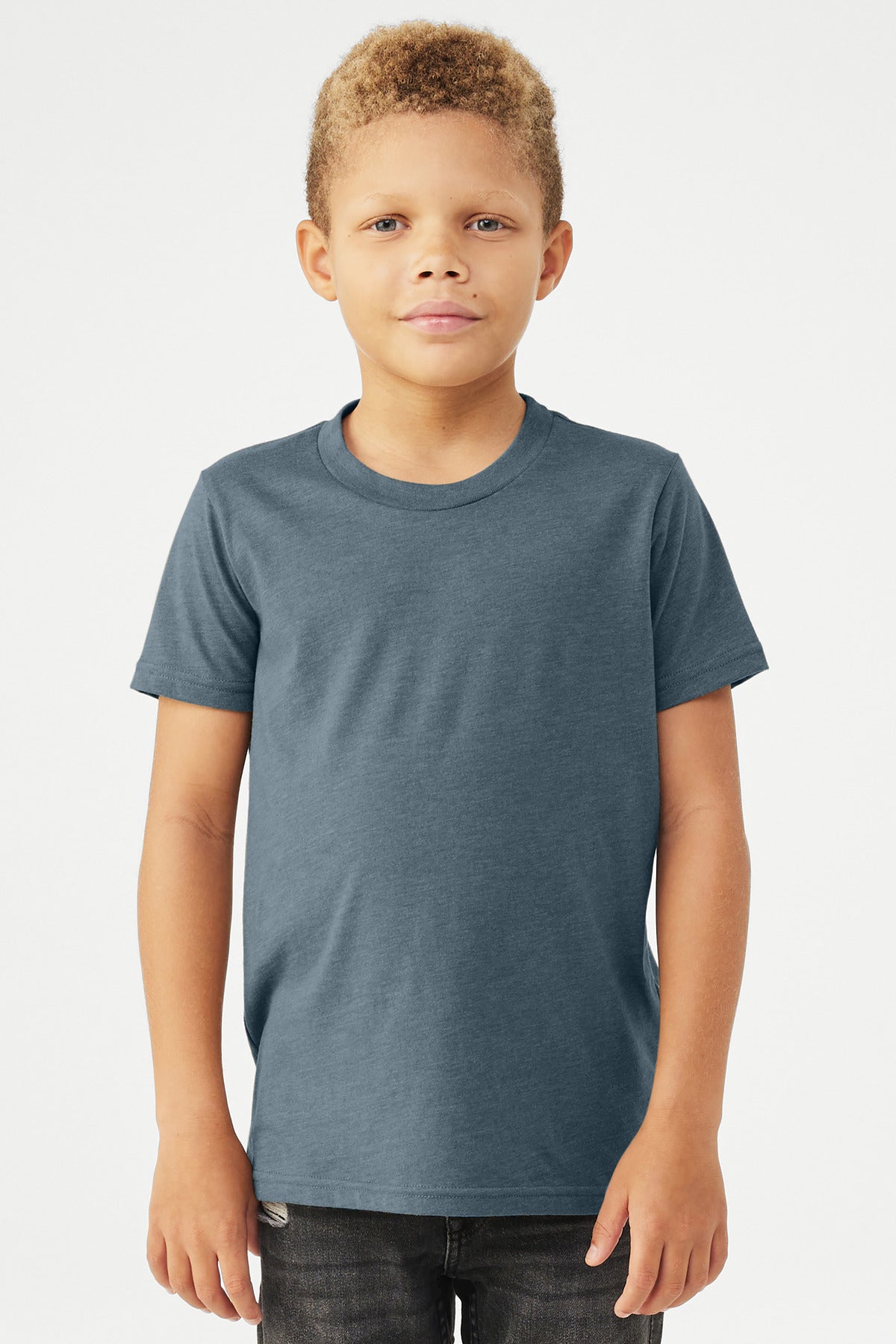 Bella + Canvas Youth   Heather CVC Tee BC3001YCVC
