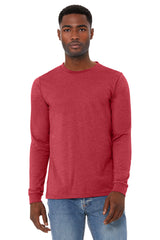 Bella + Canvas Men's   Heather CVC Long Sleeve Tee