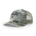 Richardson 112PFP Printed Five Panel Trucker Hat Unisex Accessories Hats & Caps