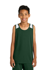 Sport-Tek Youth   Club Track Tank YST446