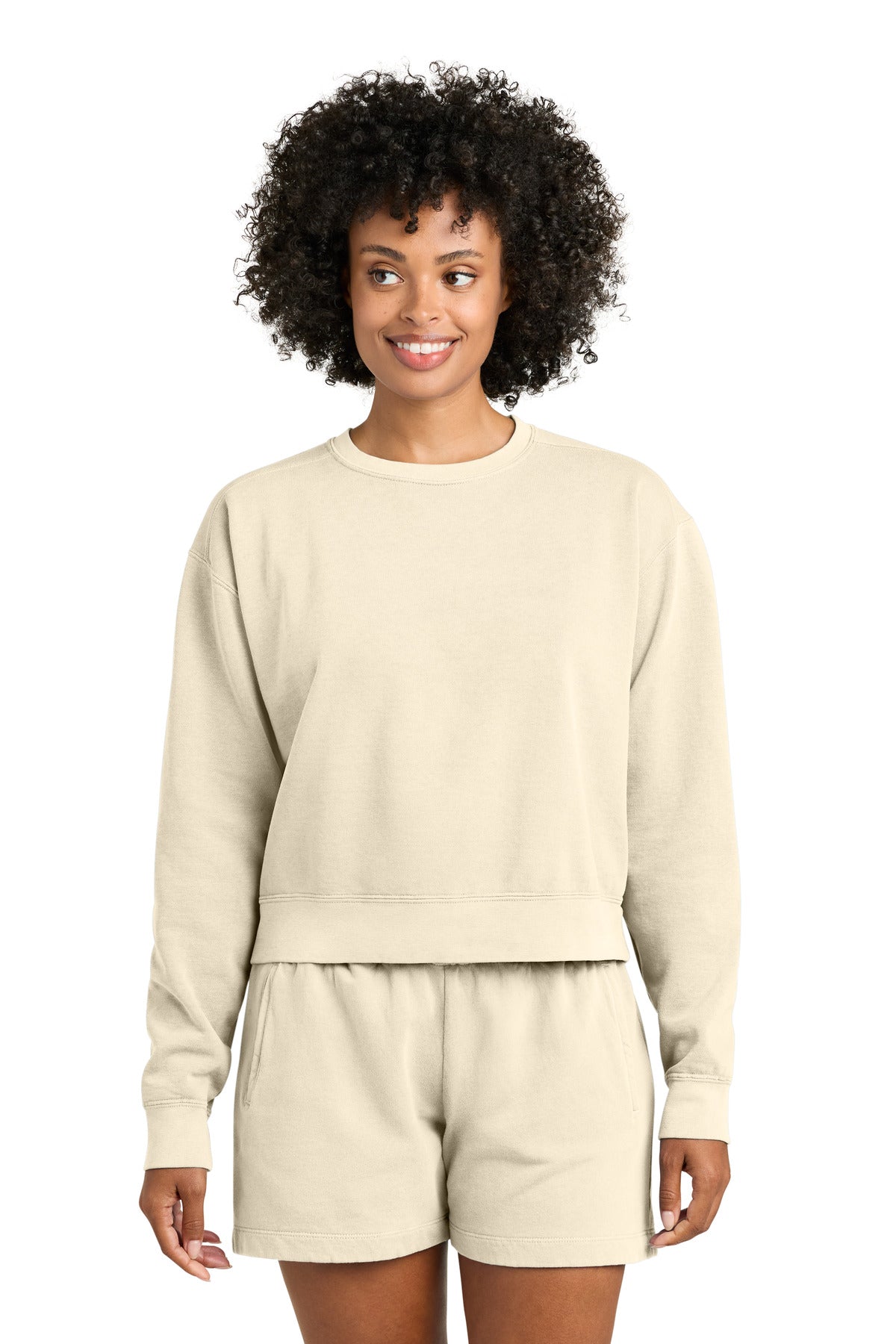 Comfort Colors Women's   Mid-Length Crewneck Sweatshirt 1566L