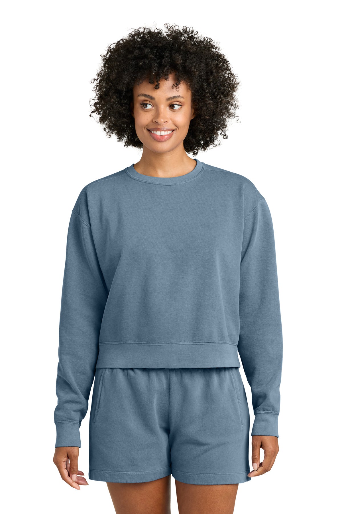Comfort Colors Women's   Mid-Length Crewneck Sweatshirt 1566L