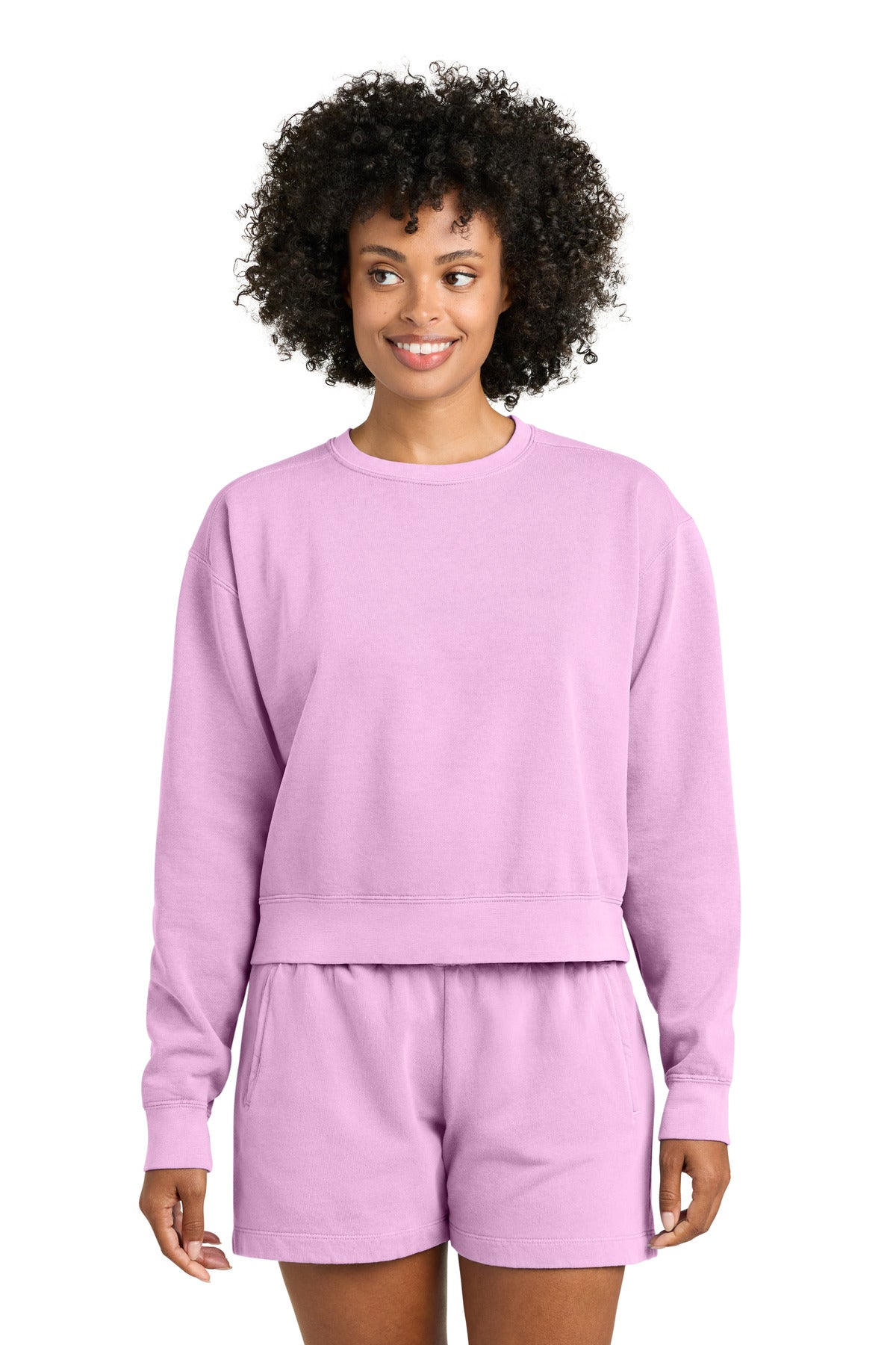 Comfort Colors Women's   Mid-Length Crewneck Sweatshirt 1566L