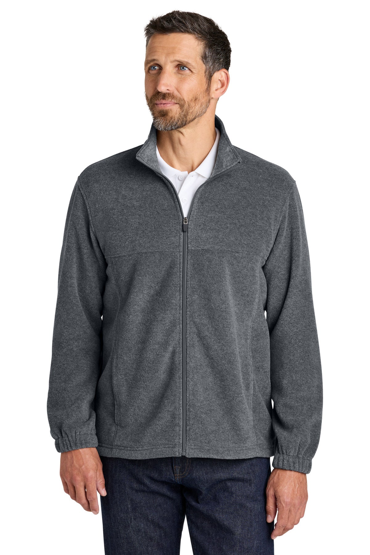 Port Authority Men's   Plush Fleece Full-Zip Jacket F190